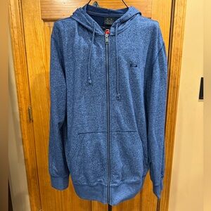 Oakley Penny Cross Blue Hooded Full Zip Men's Sweatshirt w/Pockets, XL